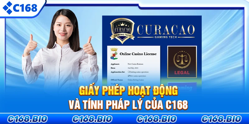 Giấy phép hoạt động và tính pháp lý của C168