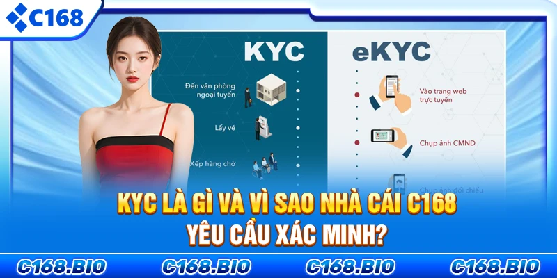 Quy trình KYC là gì và vì sao nhà cái C168 yêu cầu xác minh?
