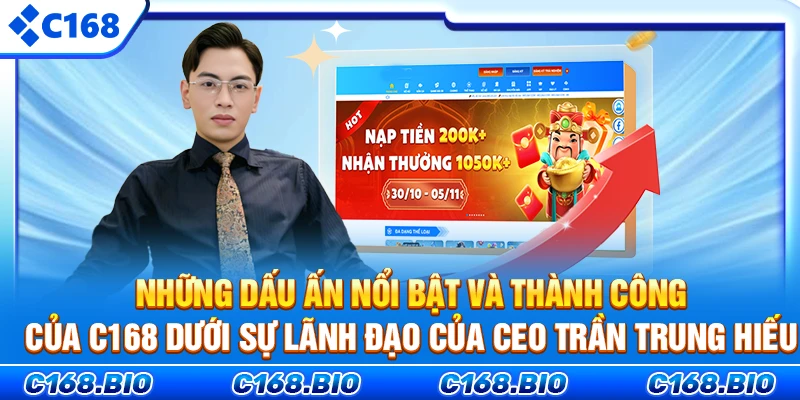 Những thành công của C168 dưới sự lãnh đạo của CEO Trần Trung Hiếu